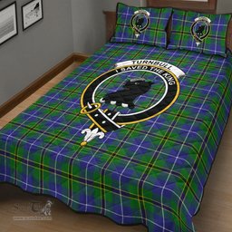 Scottish Turnbull Hunting Clan Tartan Quilt Bed Set - Crest Classic Scottish Plaid Tartan Plaid