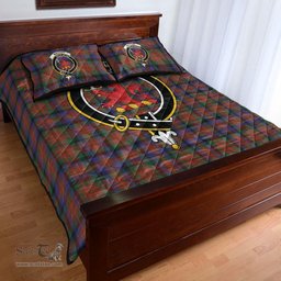 Scottish MacDuff Hunting Modern Clan Tartan Quilt Bed Set - Crest Classic Scottish Plaid Tartan Plaid
