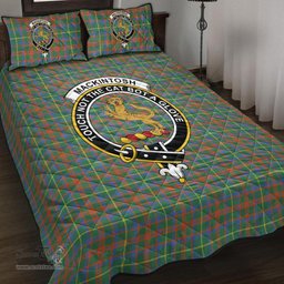 Scottish MacKintosh Hunting Ancient Clan Tartan Quilt Bed Set - Crest Classic Scottish Plaid Tartan Plaid