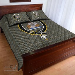 Scottish Haig Check Clan Tartan Quilt Bed Set - Crest Classic Scottish Plaid Tartan Plaid