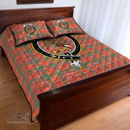 Scottish Munro Ancient Clan Tartan Quilt Bed Set - Crest Classic Scottish Plaid Tartan Plaid