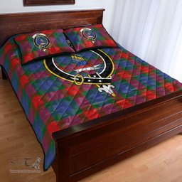 Scottish Mar Clan Tartan Quilt Bed Set - Crest Classic Scottish Plaid Tartan Plaid