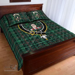 Scottish Ross Hunting Modern Clan Tartan Quilt Bed Set - Crest Classic Scottish Plaid Tartan Plaid