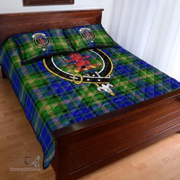 Scottish Maitland Clan Tartan Quilt Bed Set - Crest Classic Scottish Plaid Tartan Plaid