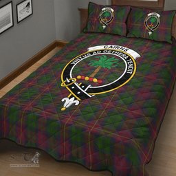 Scottish Cairns Clan Tartan Quilt Bed Set - Crest Classic Scottish Plaid Tartan Plaid
