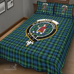 Scottish Lyon Clan Clan Tartan Quilt Bed Set - Crest Classic Scottish Plaid Tartan Plaid