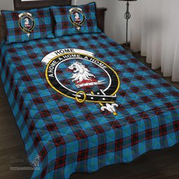 Scottish Home Ancient Clan Tartan Quilt Bed Set - Crest Classic Scottish Plaid Tartan Plaid