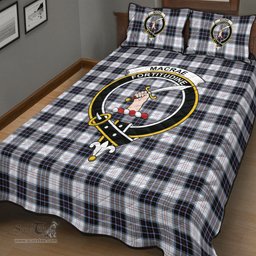 Scottish MacRae Dress Modern Clan Tartan Quilt Bed Set - Crest Classic Scottish Plaid Tartan Plaid