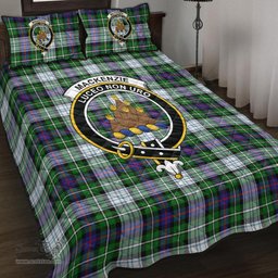 Scottish MacKenzie Dress Modern Clan Tartan Quilt Bed Set - Crest Classic Scottish Plaid Tartan Plaid