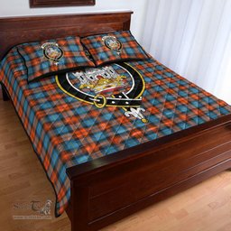 Scottish MacLachlan Ancient Clan Tartan Quilt Bed Set - Crest Classic Scottish Plaid Tartan Plaid