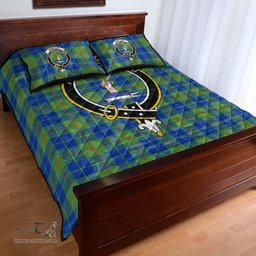 Scottish Barclay Hunting Ancient Clan Tartan Quilt Bed Set - Crest Classic Scottish Plaid Tartan Plaid