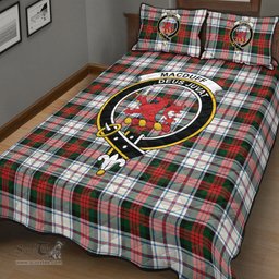 Scottish MacDuff Dress Modern Clan Tartan Quilt Bed Set - Crest Classic Scottish Plaid Tartan Plaid