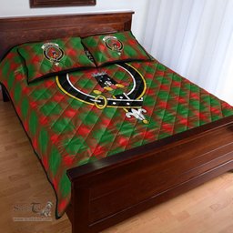 Scottish Middleton Modern Clan Tartan Quilt Bed Set - Crest Classic Scottish Plaid Tartan Plaid