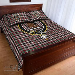 Scottish Borthwick Dress Ancient Clan Tartan Quilt Bed Set - Crest Classic Scottish Plaid Tartan Plaid