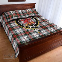 Scottish MacDuff Dress Modern Clan Tartan Quilt Bed Set - Crest Classic Scottish Plaid Tartan Plaid