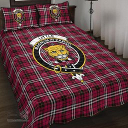 Scottish Little Clan Tartan Quilt Bed Set - Crest Classic Scottish Plaid Tartan Plaid