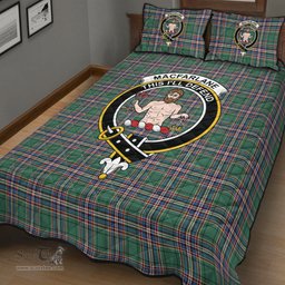 Scottish MacFarlane Hunting Ancient Clan Tartan Quilt Bed Set - Crest Classic Scottish Plaid Tartan Plaid