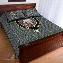 Scottish MacFarlane Hunting Ancient Clan Tartan Quilt Bed Set - Crest Classic Scottish Plaid Tartan Plaid