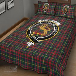 Scottish MacKintosh Hunting Modern Clan Tartan Quilt Bed Set - Crest Classic Scottish Plaid Tartan Plaid