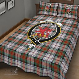 Scottish MacDuff Dress Ancient Clan Tartan Quilt Bed Set - Crest Classic Scottish Plaid Tartan Plaid