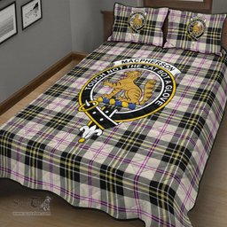 Scottish MacPherson Dress Ancient Clan Tartan Quilt Bed Set - Crest Classic Scottish Plaid Tartan Plaid