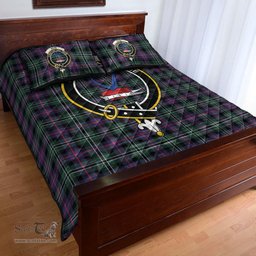 Scottish Rose Hunting Modern Clan Tartan Quilt Bed Set - Crest Classic Scottish Plaid Tartan Plaid