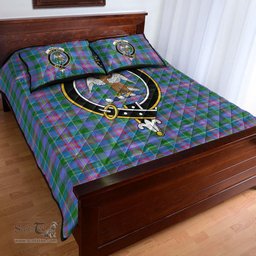 Scottish Ralston Clan Tartan Quilt Bed Set - Crest Classic Scottish Plaid Tartan Plaid