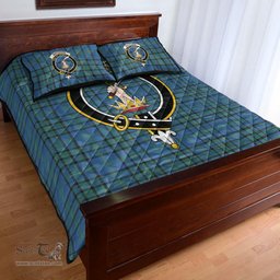 Scottish Matheson Hunting Ancient Clan Tartan Quilt Bed Set - Crest Classic Scottish Plaid Tartan Plaid