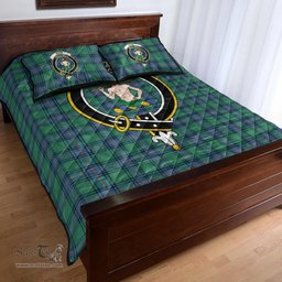 Scottish Shaw Ancient Clan Tartan Quilt Bed Set - Crest Classic Scottish Plaid Tartan Plaid