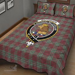 Scottish MacGregor Hunting Ancient Clan Tartan Quilt Bed Set - Crest Classic Scottish Plaid Tartan Plaid