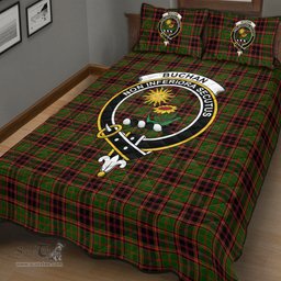 Scottish Buchan Modern Clan Tartan Quilt Bed Set - Crest Classic Scottish Plaid Tartan Plaid