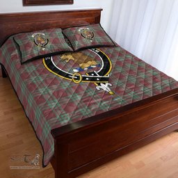 Scottish MacGregor Hunting Ancient Clan Tartan Quilt Bed Set - Crest Classic Scottish Plaid Tartan Plaid