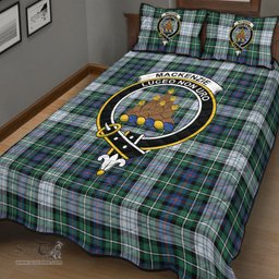 Scottish MacKenzie Dress Ancient Clan Tartan Quilt Bed Set - Crest Classic Scottish Plaid Tartan Plaid