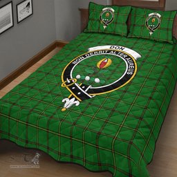 Scottish Don _Tribe of Mar Clan Tartan Quilt Bed Set - Crest Classic Scottish Plaid Tartan Plaid