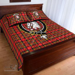 Scottish Hepburn Clan Tartan Quilt Bed Set - Crest Classic Scottish Plaid Tartan Plaid