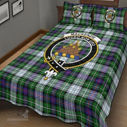 Scottish MacKenzie Dress Modern Clan Tartan Quilt Bed Set - Crest Classic Scottish Plaid Tartan Plaid