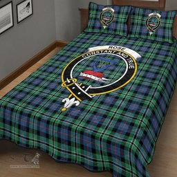 Scottish Rose Hunting Ancient Clan Tartan Quilt Bed Set - Crest Classic Scottish Plaid Tartan Plaid