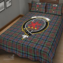 Scottish MacDuff Hunting Ancient Clan Tartan Quilt Bed Set - Crest Classic Scottish Plaid Tartan Plaid