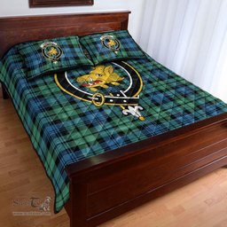 Scottish Campbell Ancient 01 Clan Tartan Quilt Bed Set - Crest Classic Scottish Plaid Tartan Plaid