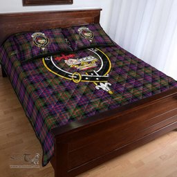 Scottish MacDonald Modern Clan Tartan Quilt Bed Set - Crest Classic Scottish Plaid Tartan Plaid
