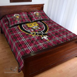 Scottish Little Clan Tartan Quilt Bed Set - Crest Classic Scottish Plaid Tartan Plaid