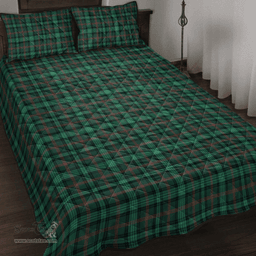 Scottish Ross Hunting Modern Clan Tartan Quilt Bed Set - Classic Scottish Plaid Tartan Plaid