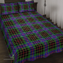 Scottish Brodie Hunting Modern Clan Tartan Quilt Bed Set - Classic Scottish Plaid Tartan Plaid