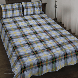 Scottish Bell of the Borders Clan Tartan Quilt Bed Set - Classic Scottish Plaid Tartan Plaid