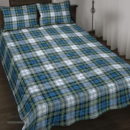 Scottish Campbell Dress Clan Tartan Quilt Bed Set - Classic Scottish Plaid Tartan Plaid