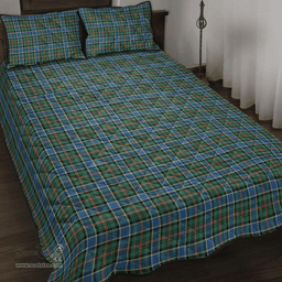 Scottish Ogilvie Hunting Modern Clan Tartan Quilt Bed Set - Classic Scottish Plaid Tartan Plaid