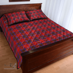 Scottish Leslie Modern Clan Tartan Quilt Bed Set - Classic Scottish Plaid Tartan Plaid