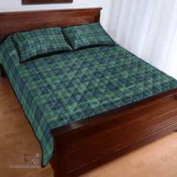 Scottish MacNeill of Colonsay Ancient Clan Tartan Quilt Bed Set - Classic Scottish Plaid Tartan Plaid