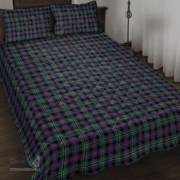 Scottish Rose Hunting Modern Clan Tartan Quilt Bed Set - Classic Scottish Plaid Tartan Plaid