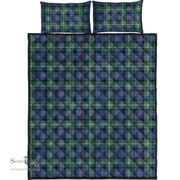 Scottish Davidson of Tulloch Clan Tartan Quilt Bed Set - Classic Scottish Plaid Tartan Plaid
